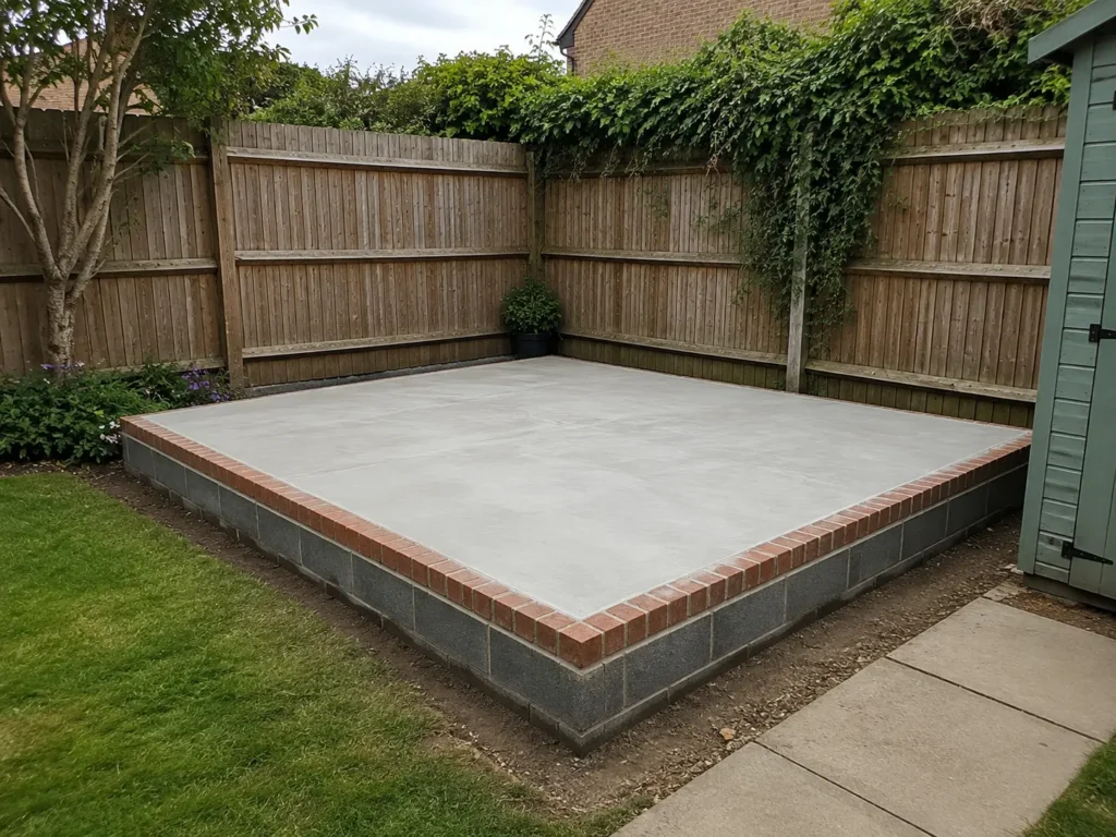 shed base installation london